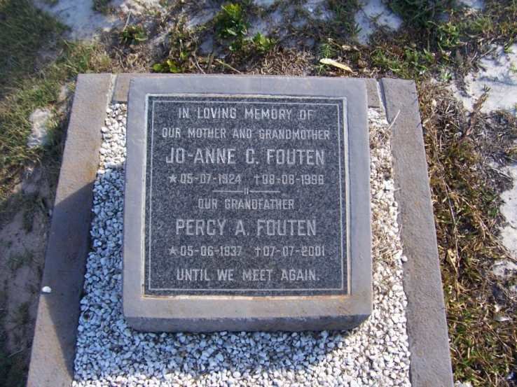FOUTEN Percy A. 1937-2001 &amp; Jo-Anne C. 1924-1998