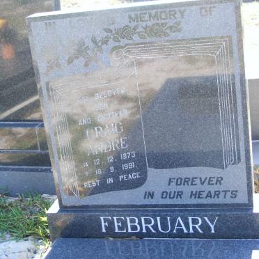 FEBRUARY Craig Andre 1973-1991