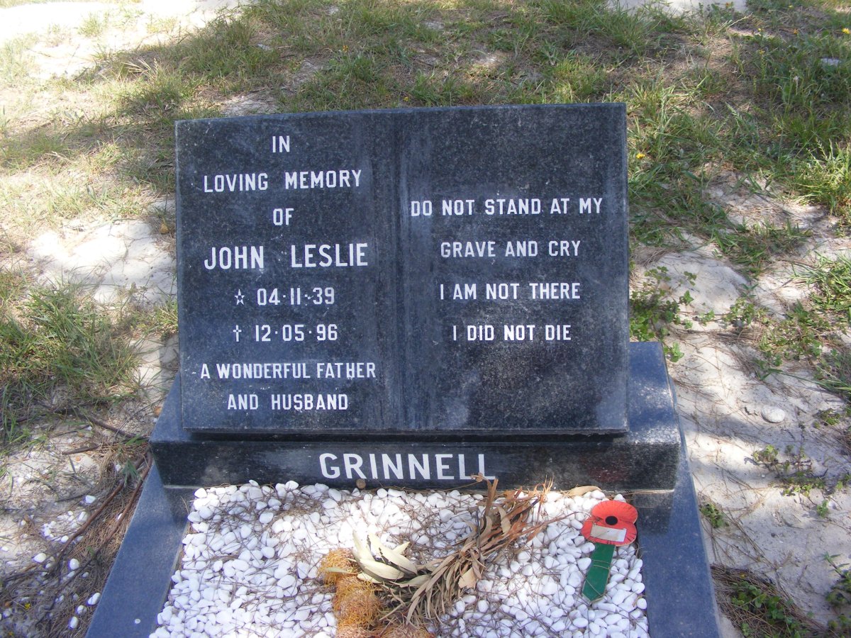 GRINNELL John Leslie 1939-1996