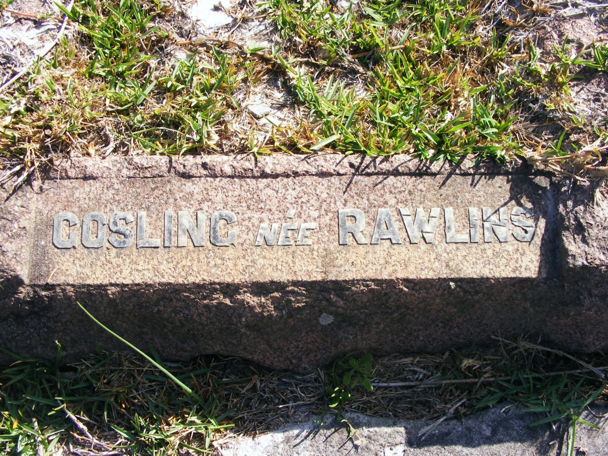 GOSLING Gwendoline Mary nee RAWLINS 1913-1954