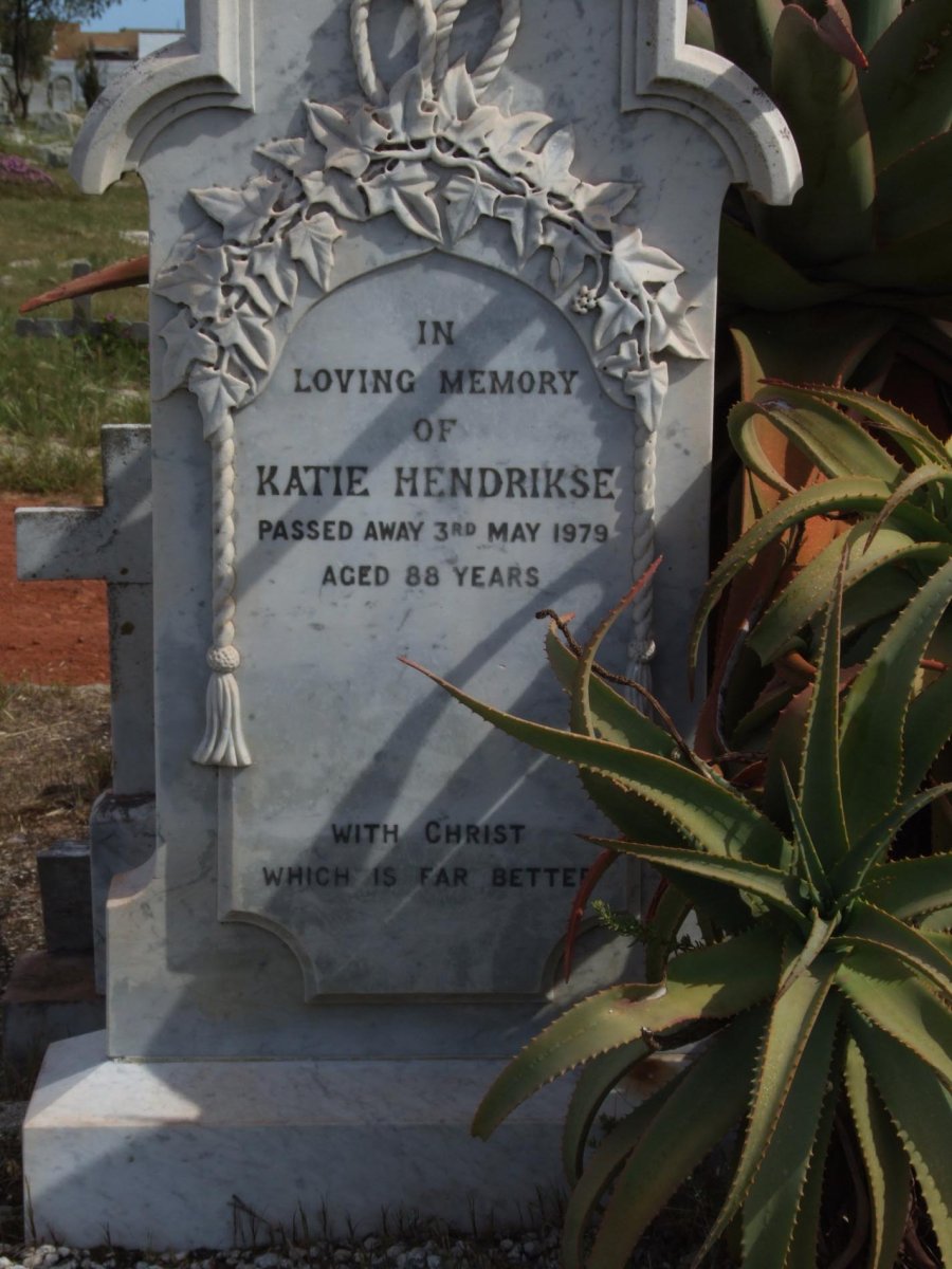 HENDRIKSE Katie -1979