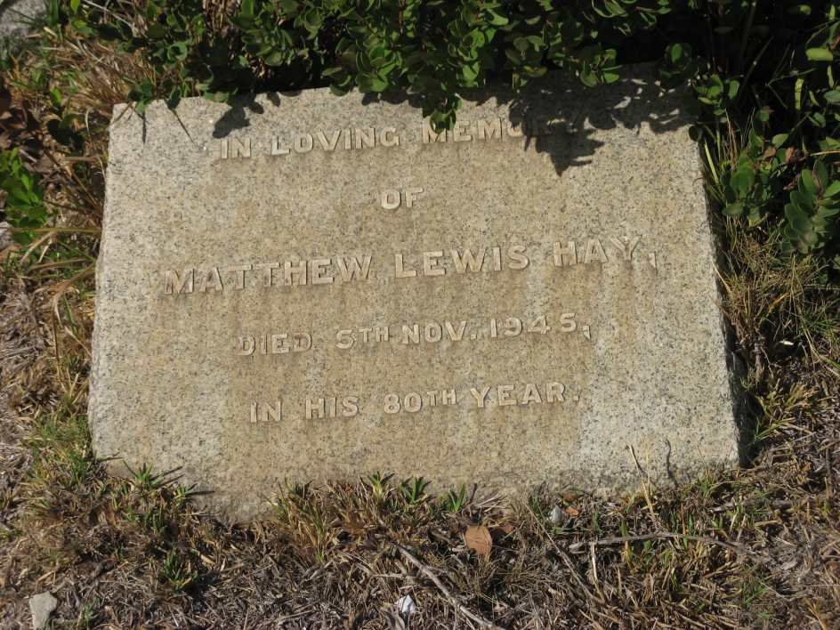 HAY Matthew Lewis -1945