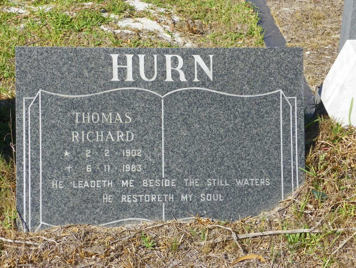 HURN Thomas Richard 1902-1983