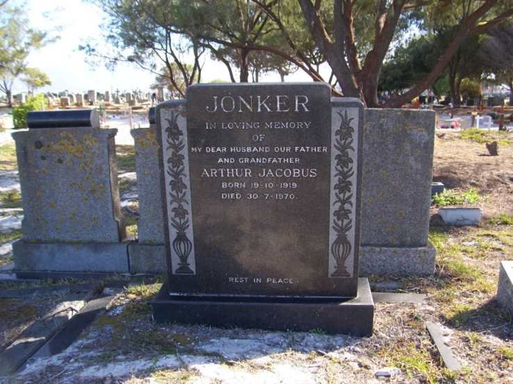 JONKER Arthur Jacobus 1919-1970