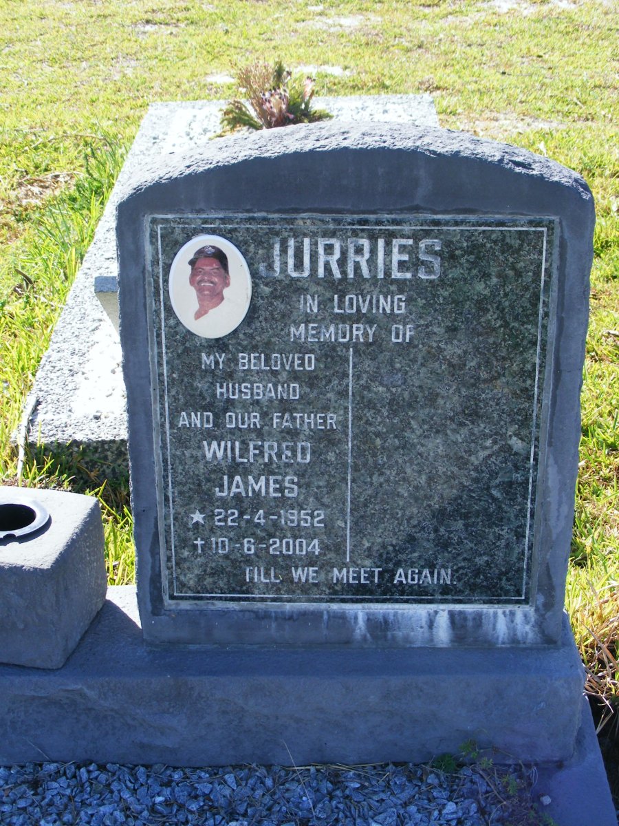 JURRIES Wilfred James 1952-2004