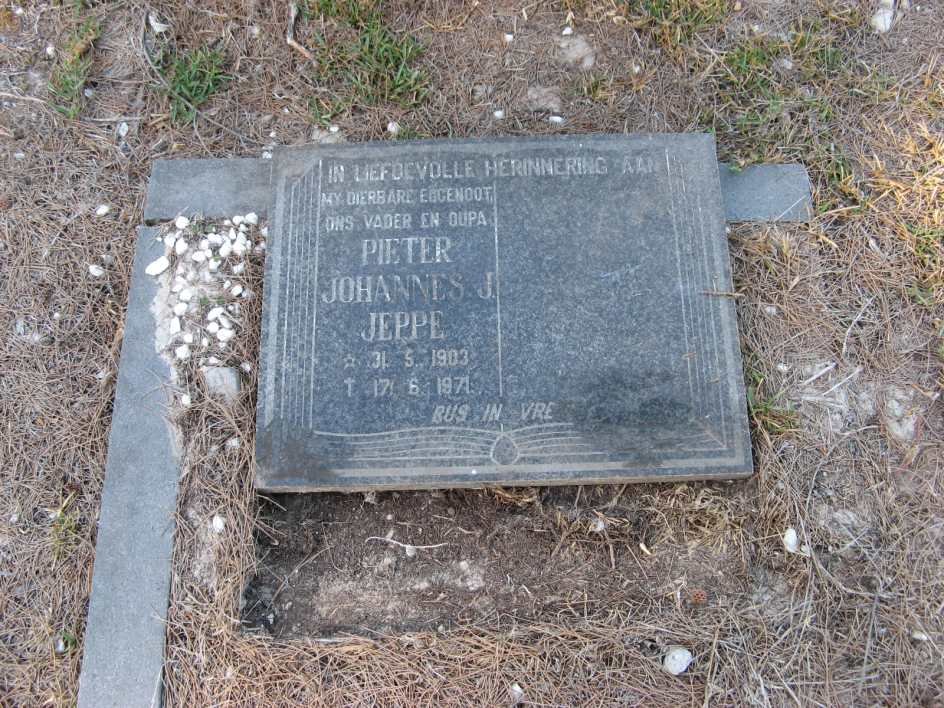 JEPPE Pieter Johannes J. 1903-1971