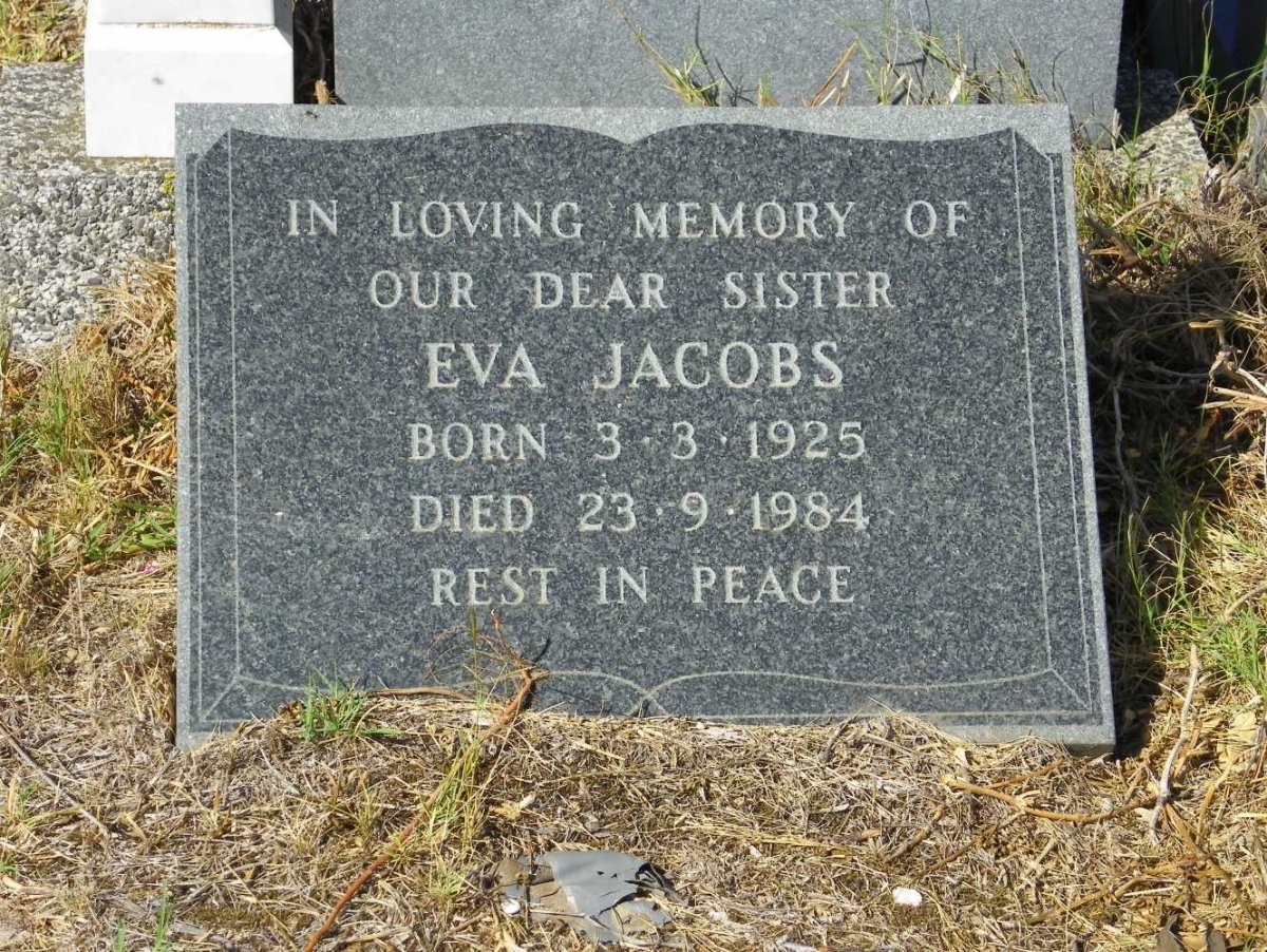 JACOBS Eva 1925-1984