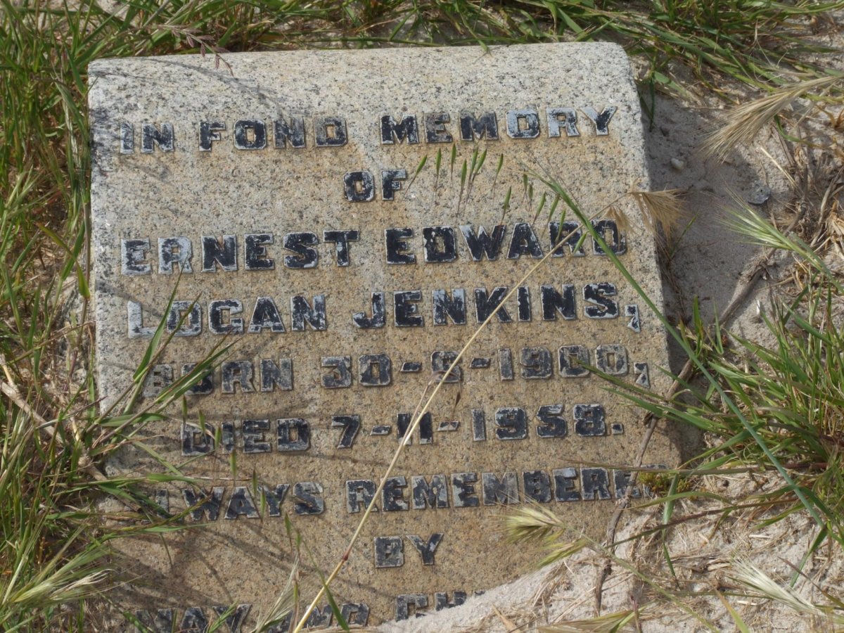 JENKINS Ernest Edward Logan 1900-1953