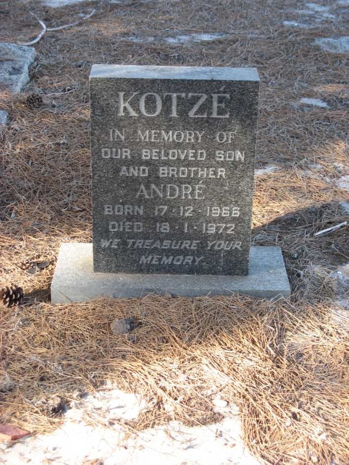 KOTZE André 1966-1972