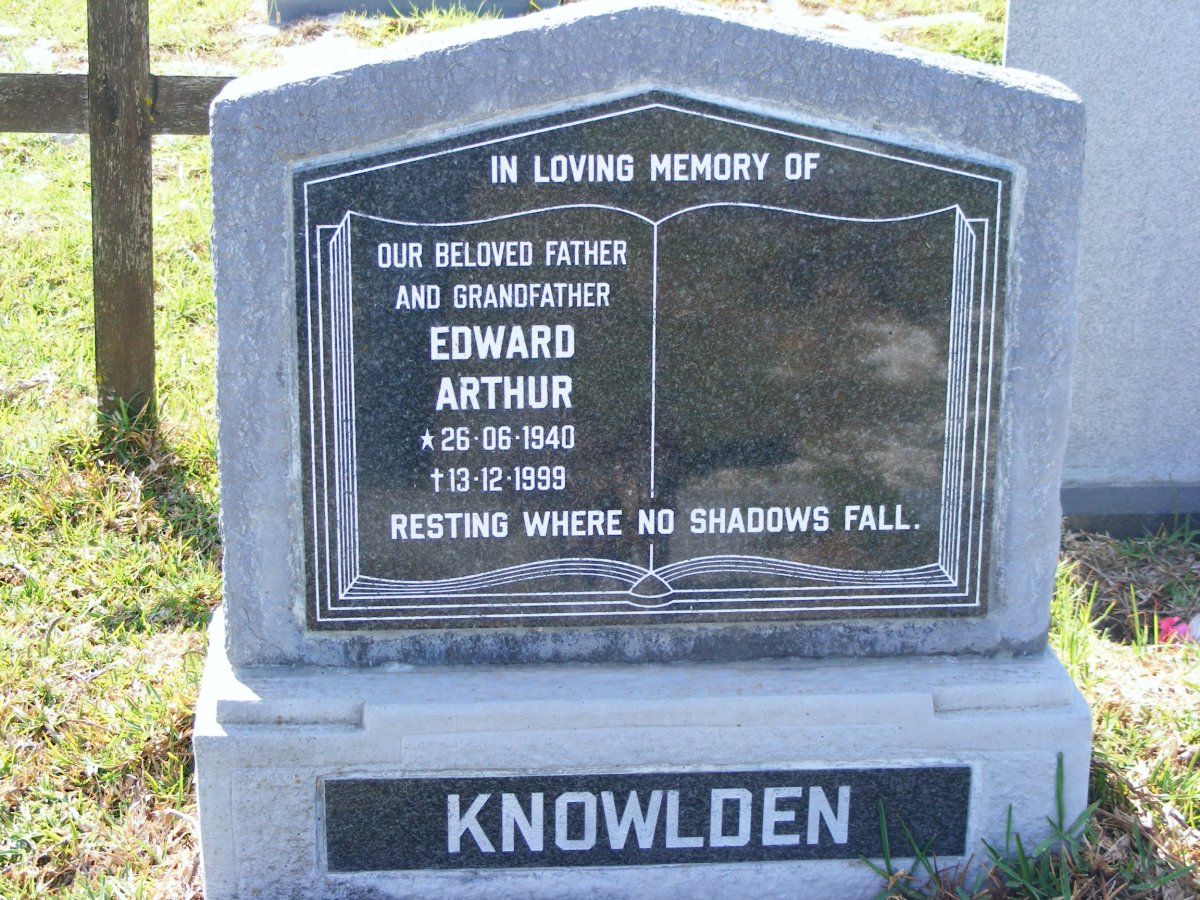 KNOWLDEN Edward Arthur 1940-1999