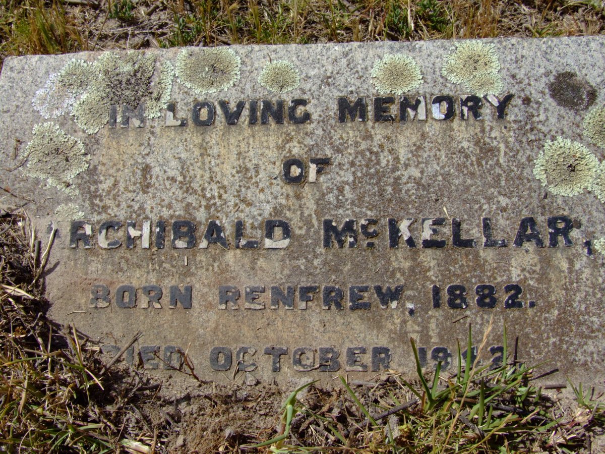 McKELLAR Archibald 1882-1942
