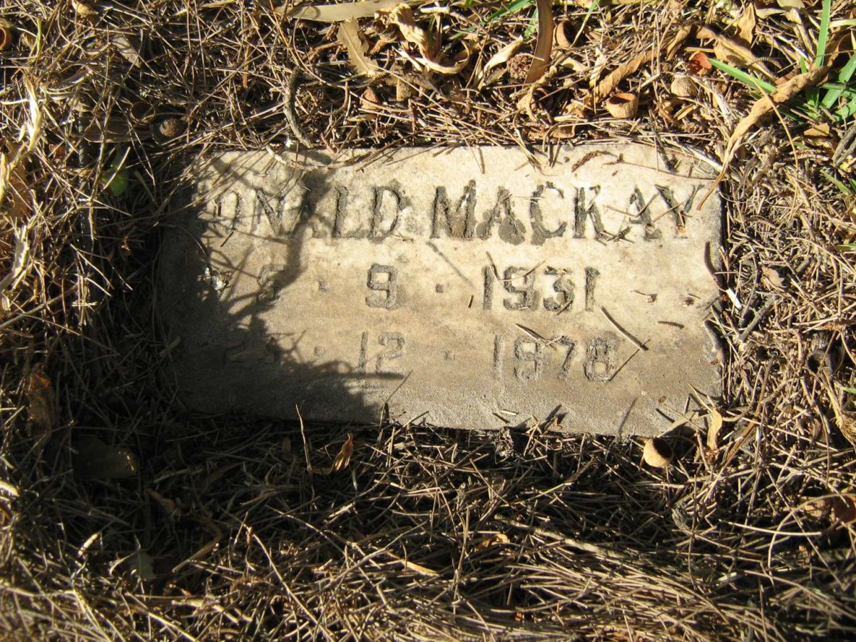 MACKAY Donald 1931-1978