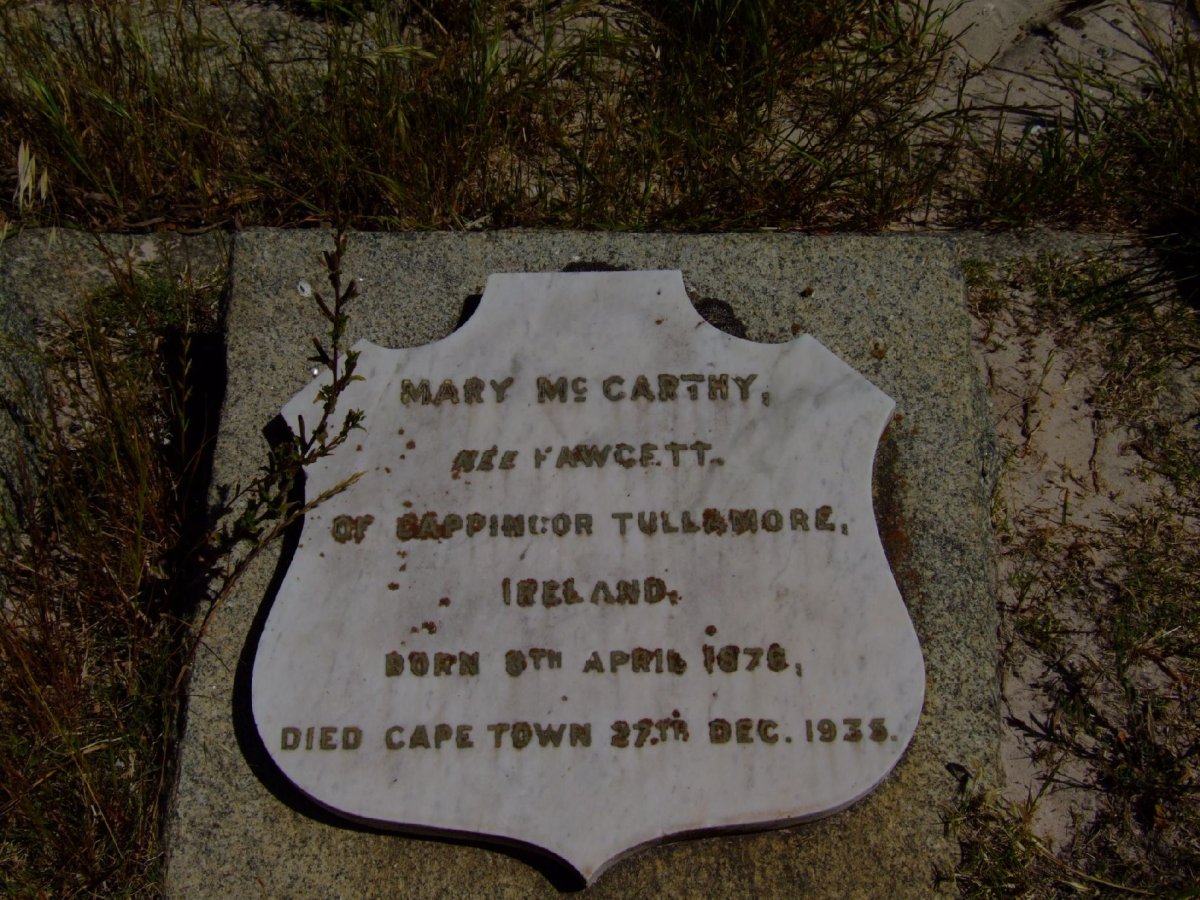 McCARTHY Mary nee FAWCETT 1876-1935