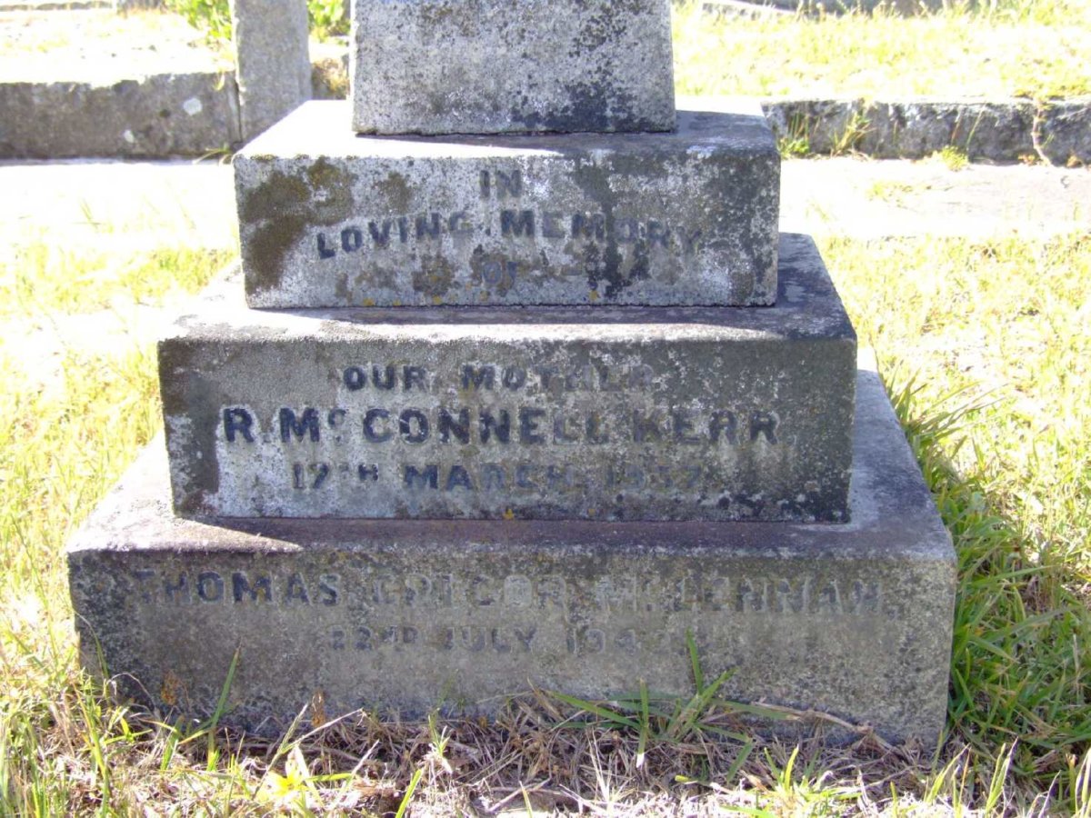 MCCONNELL R., KERR -1937 :: MCLENNAN Thomas Gricor -1942