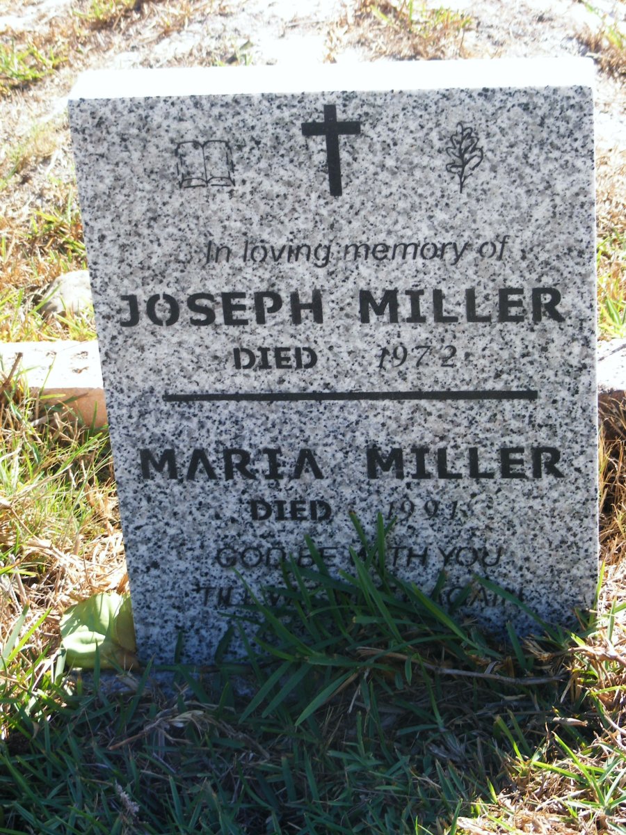 MILLER Joseph -1972 &amp; Maria -1991