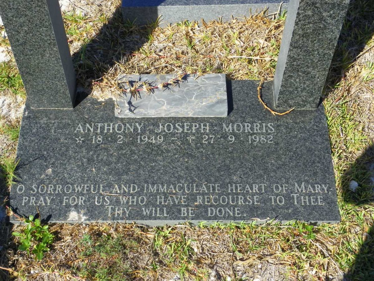 MORRIS Anthony Joseph 1949-1982