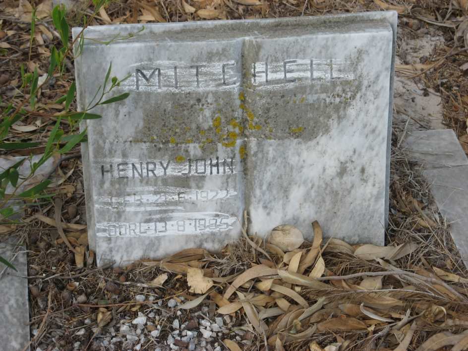 MITCHELL Henry John 1922-1985