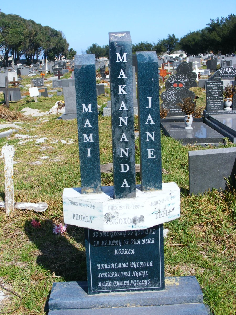MAKANANDA Jane 1924-1998