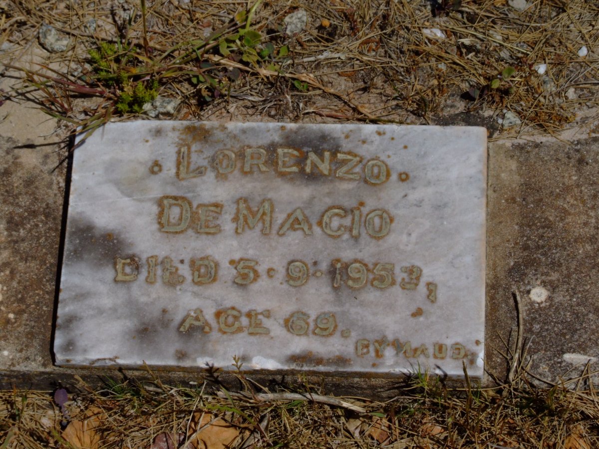 MACIO Lorenzo, de -195?