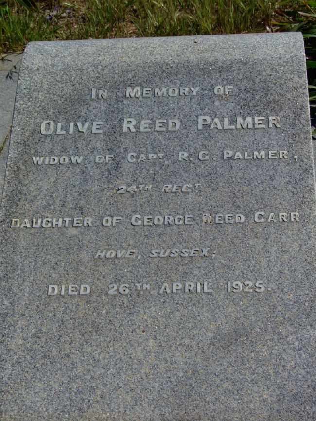 PALMER Olive Reed nee CARR -1925