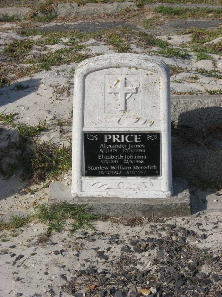PRICE Alexander James 1879-1954 &amp; Elizabeth Johanna 1891-1966