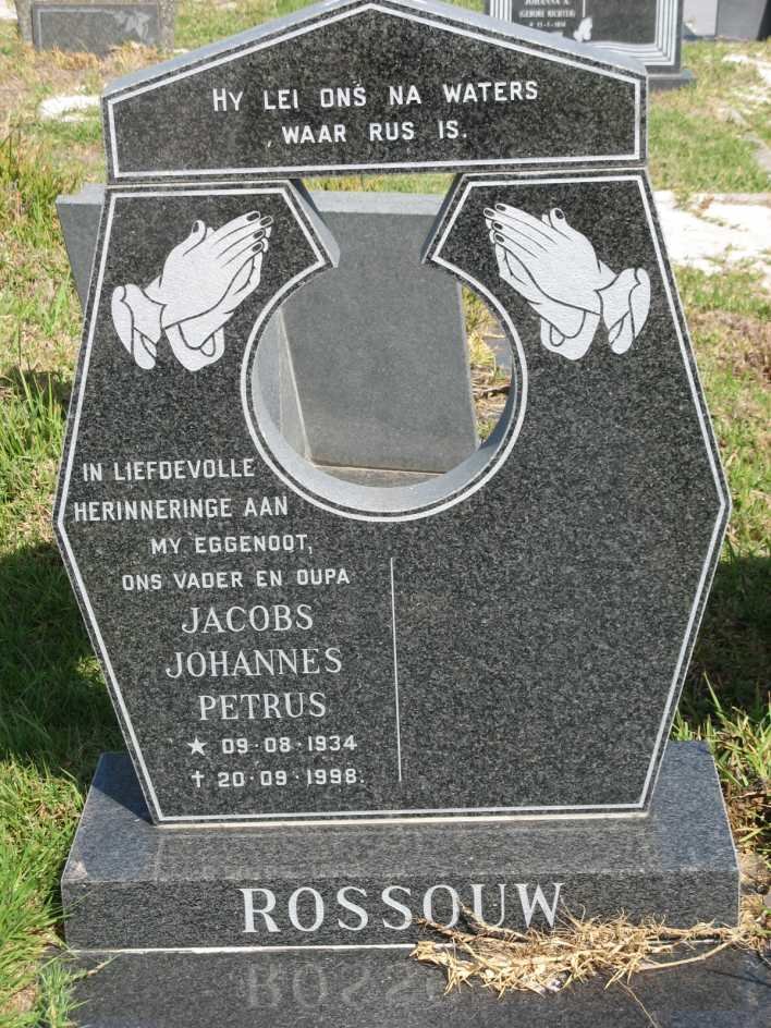 ROSSOUW Jacobs Johannes Petrus 1934-1998
