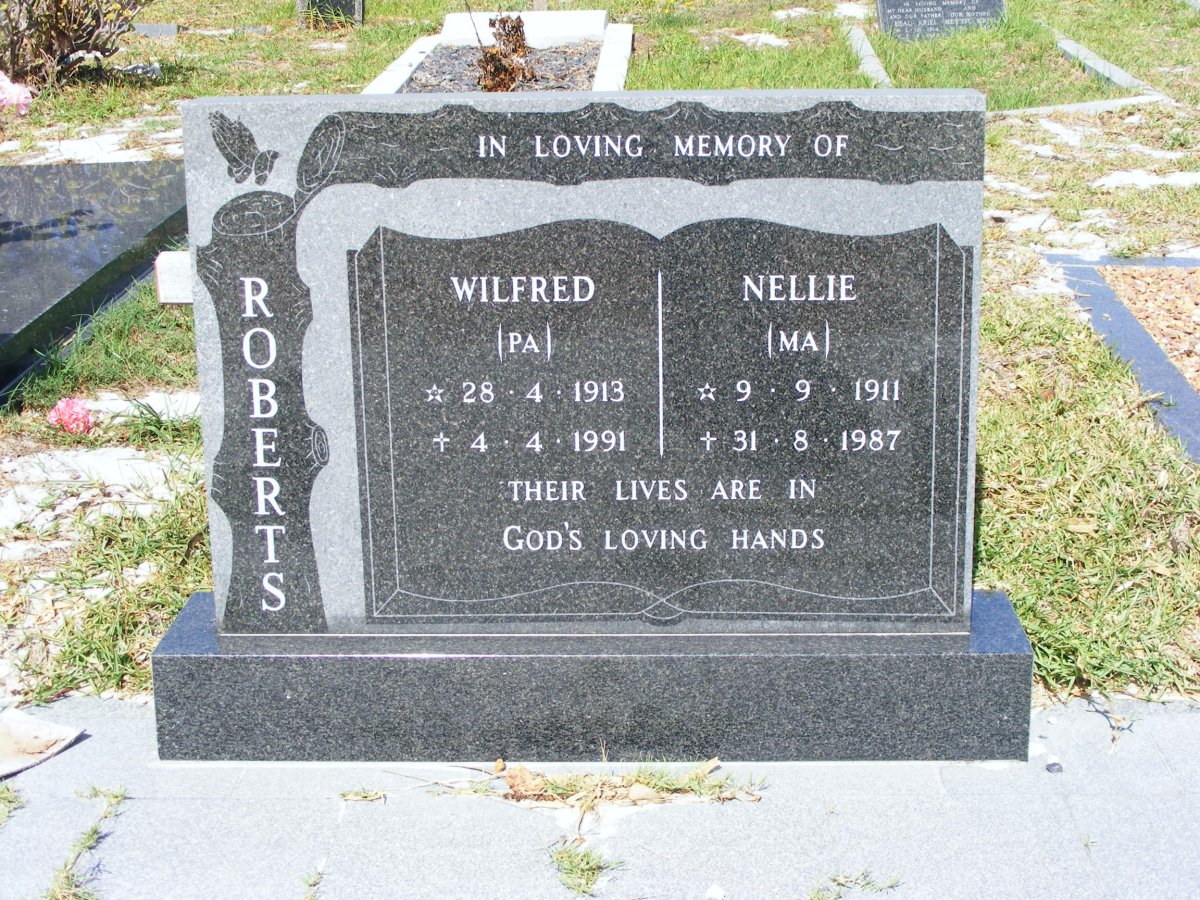 ROBERTS Wilfred 1913-1991 &amp; Nellie 1911-1987