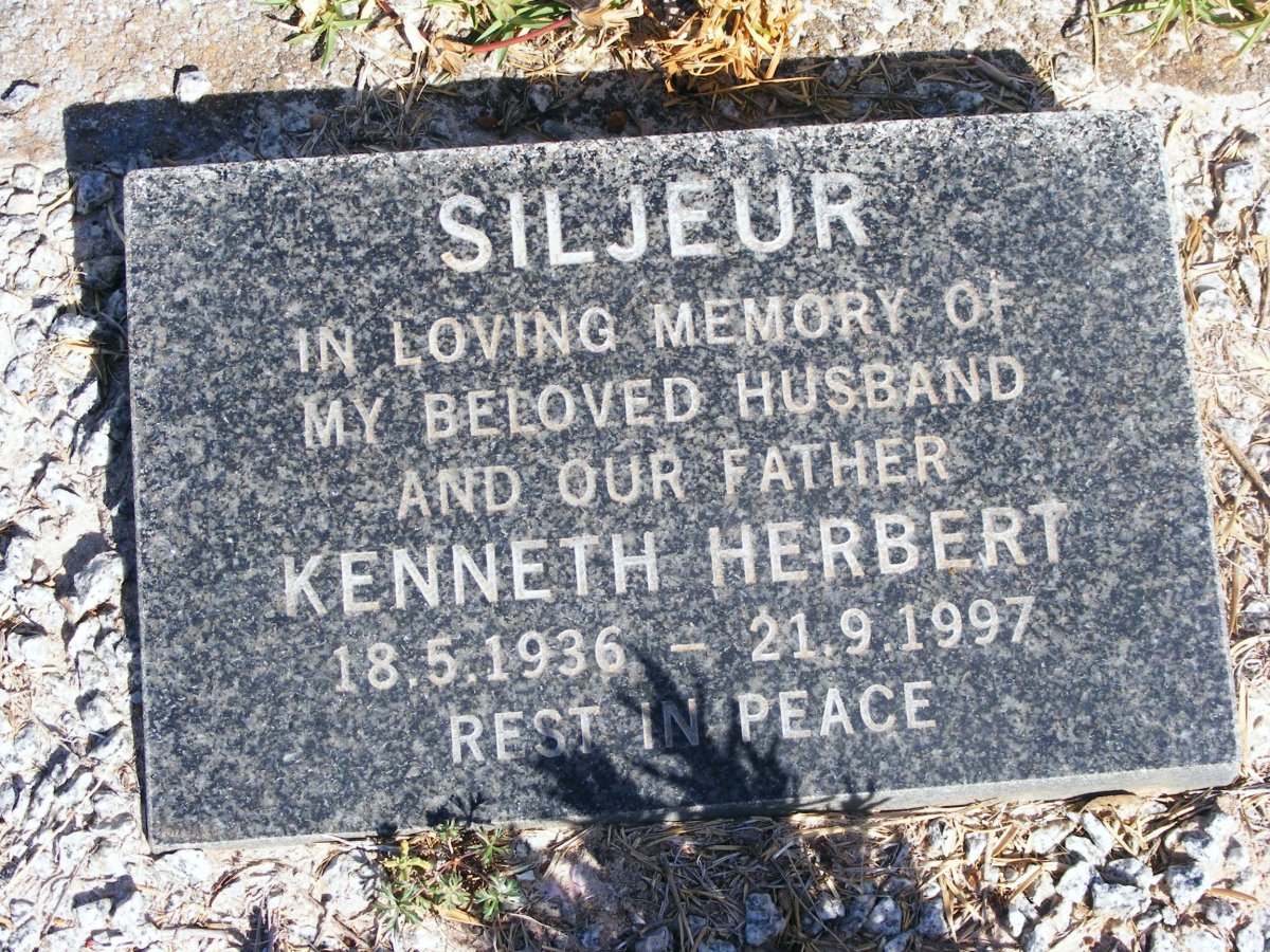 SILJEUR Kenneth Herbert 1936-1997