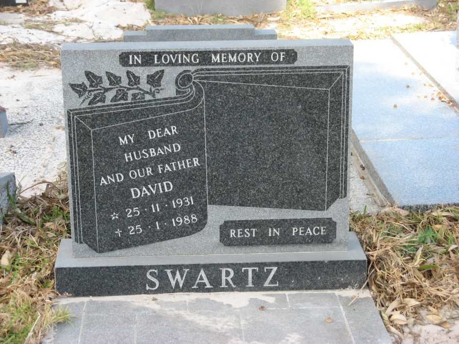SWARTZ David 1931-1988