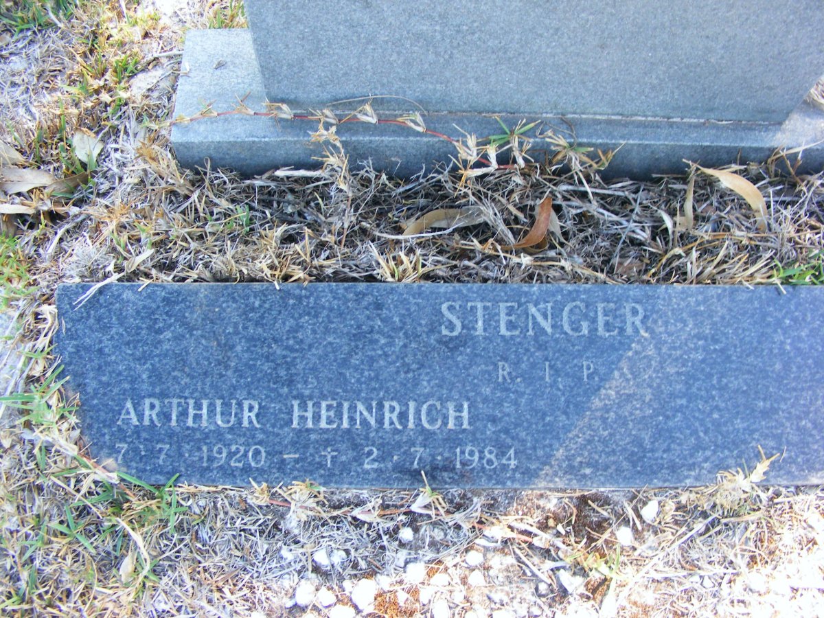 STENGER Arthur Heinrich 1920-1984