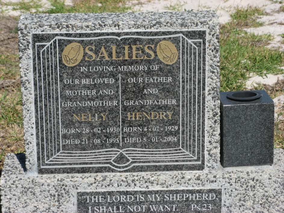SALIES Hendry 1929-2004 &amp; Nelly 1930-1995