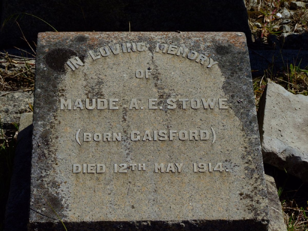 STOWE Maud A.E. nee GAISFORD -1914