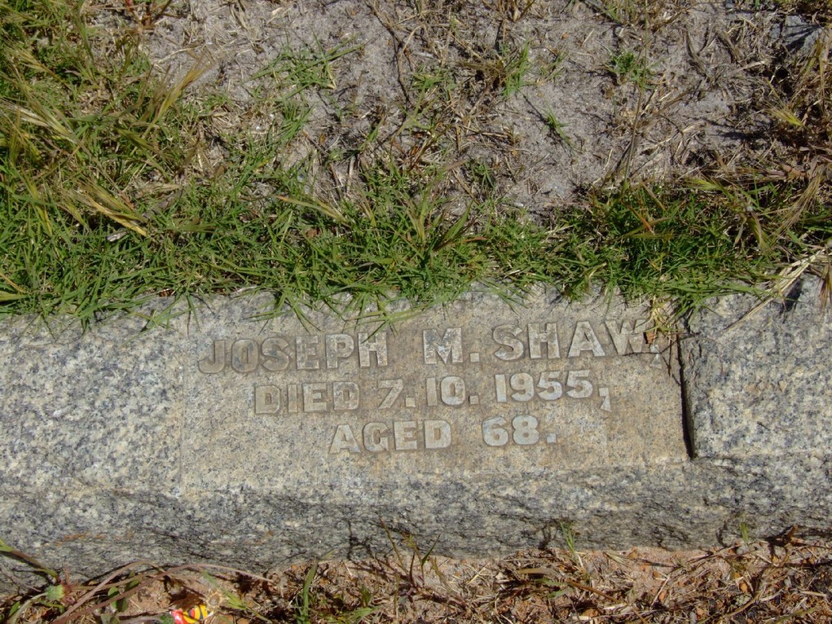SHAW Joseph M. -1955