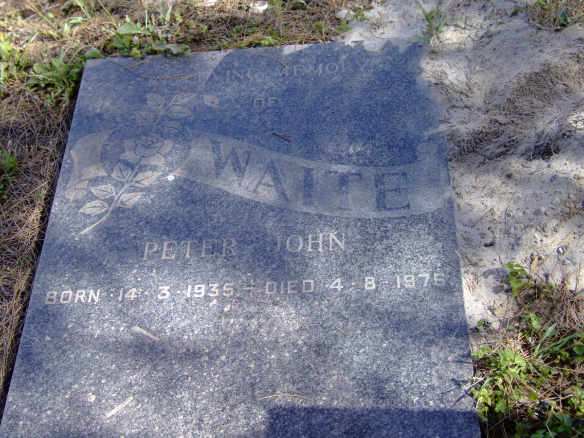 WAITE Peter John 1935-1976