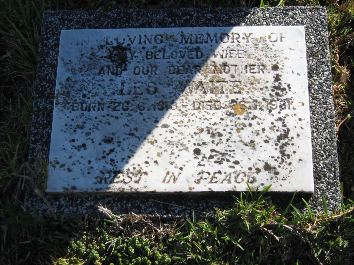 WAITE Les 1913-1931