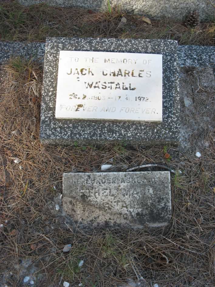 WASTALL Jack Charles 1903-1972 :: WASTALL Ethel Ma?