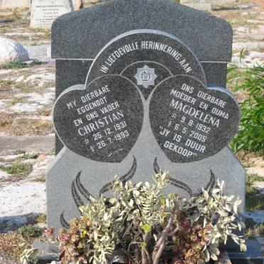 MARTIN Christian 1931-1993 &amp; Magdelena 1932-2005