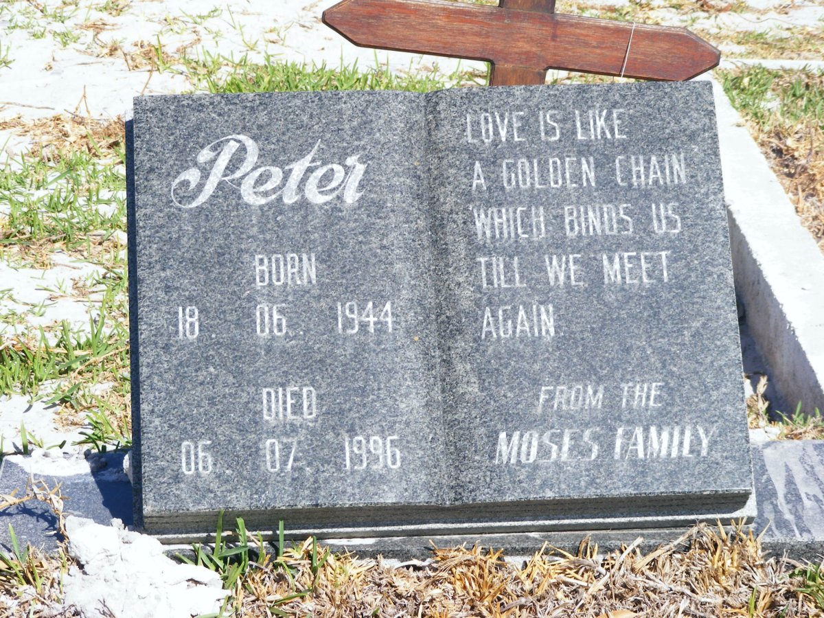 MOSES Peter 1944-1996