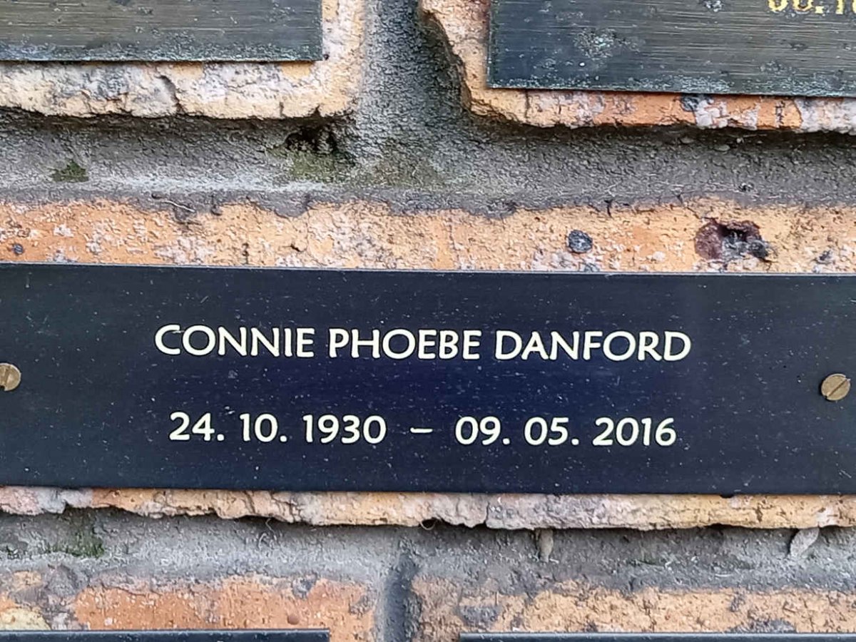 DANFORD Connie Phoebe 1930-2016