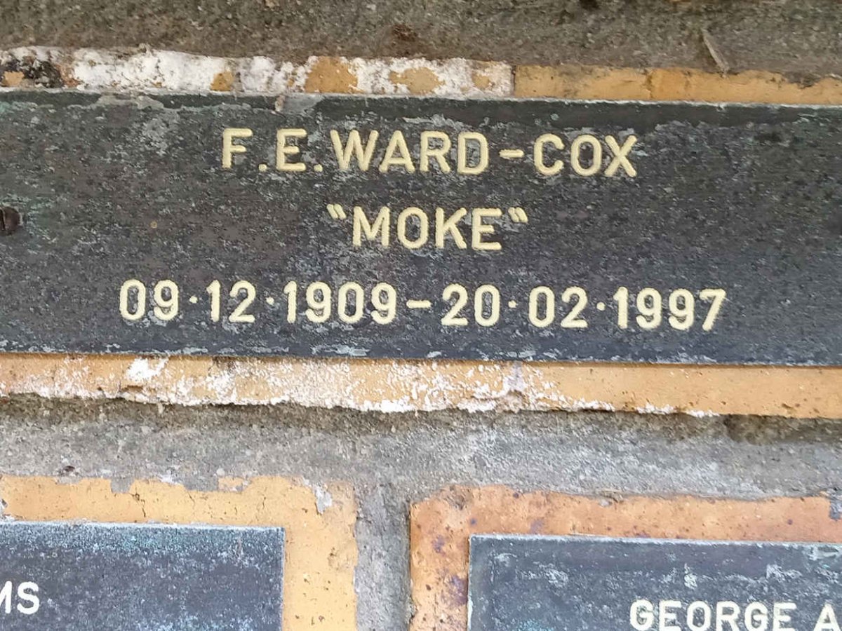 COX F.E., WARD 1909-1997