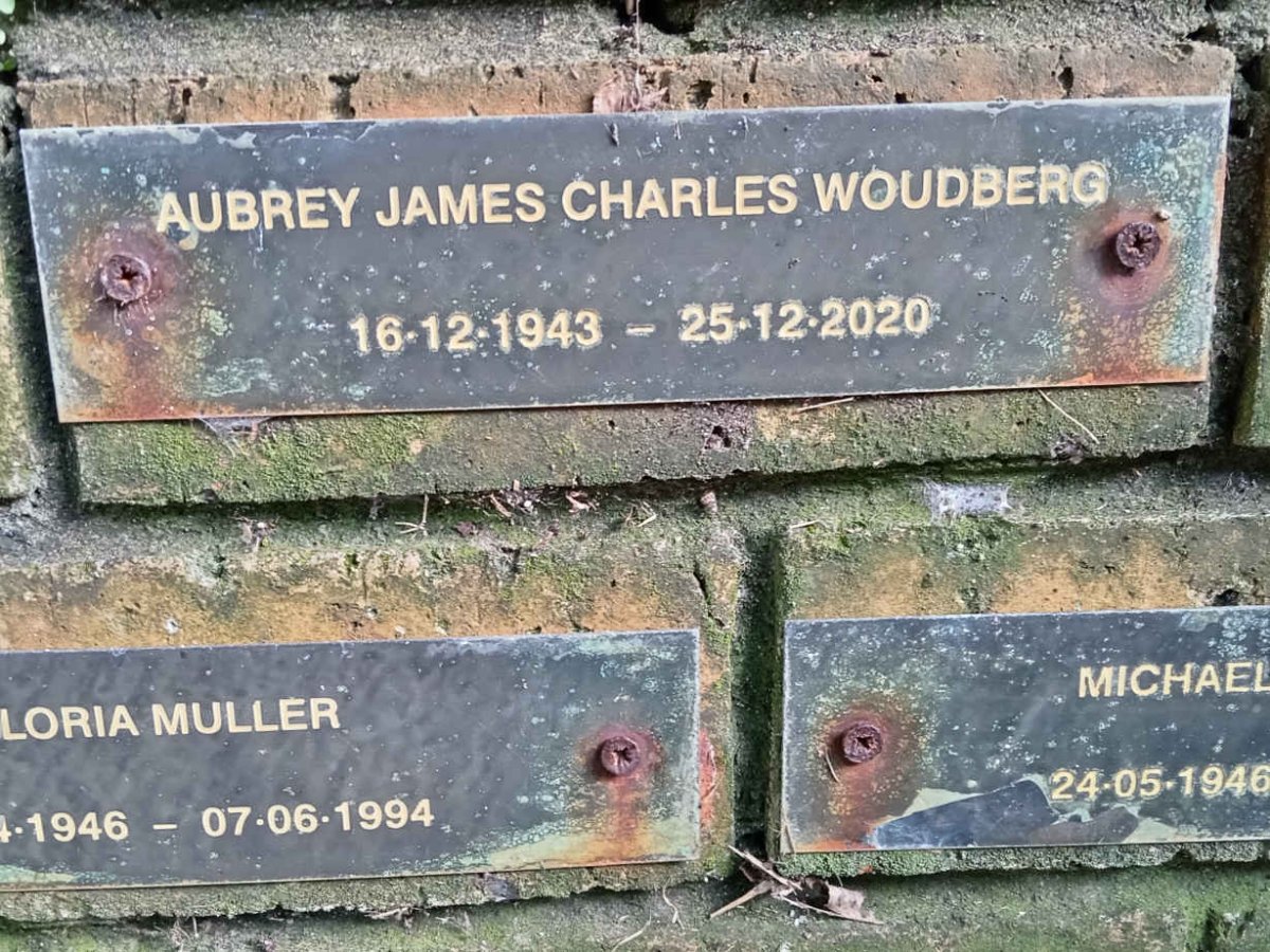 WOUDBERG Aubrey James Charles 1943-2020