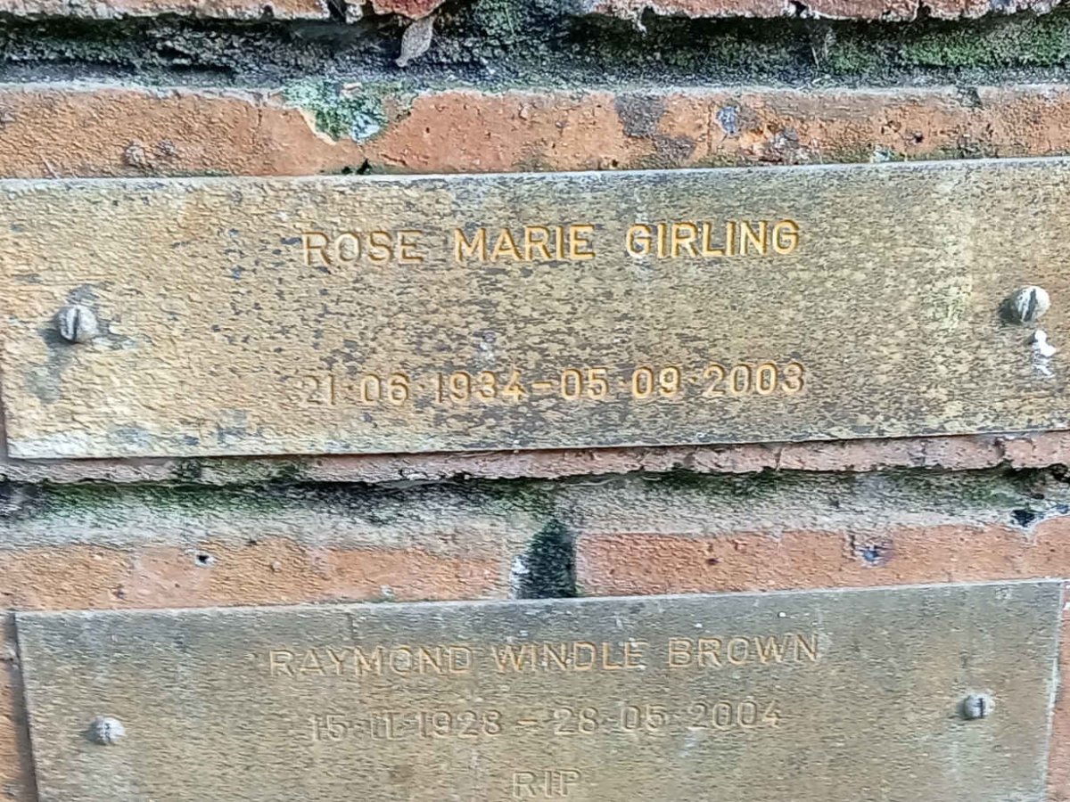 GIRLING Rose Marie 1934-2003