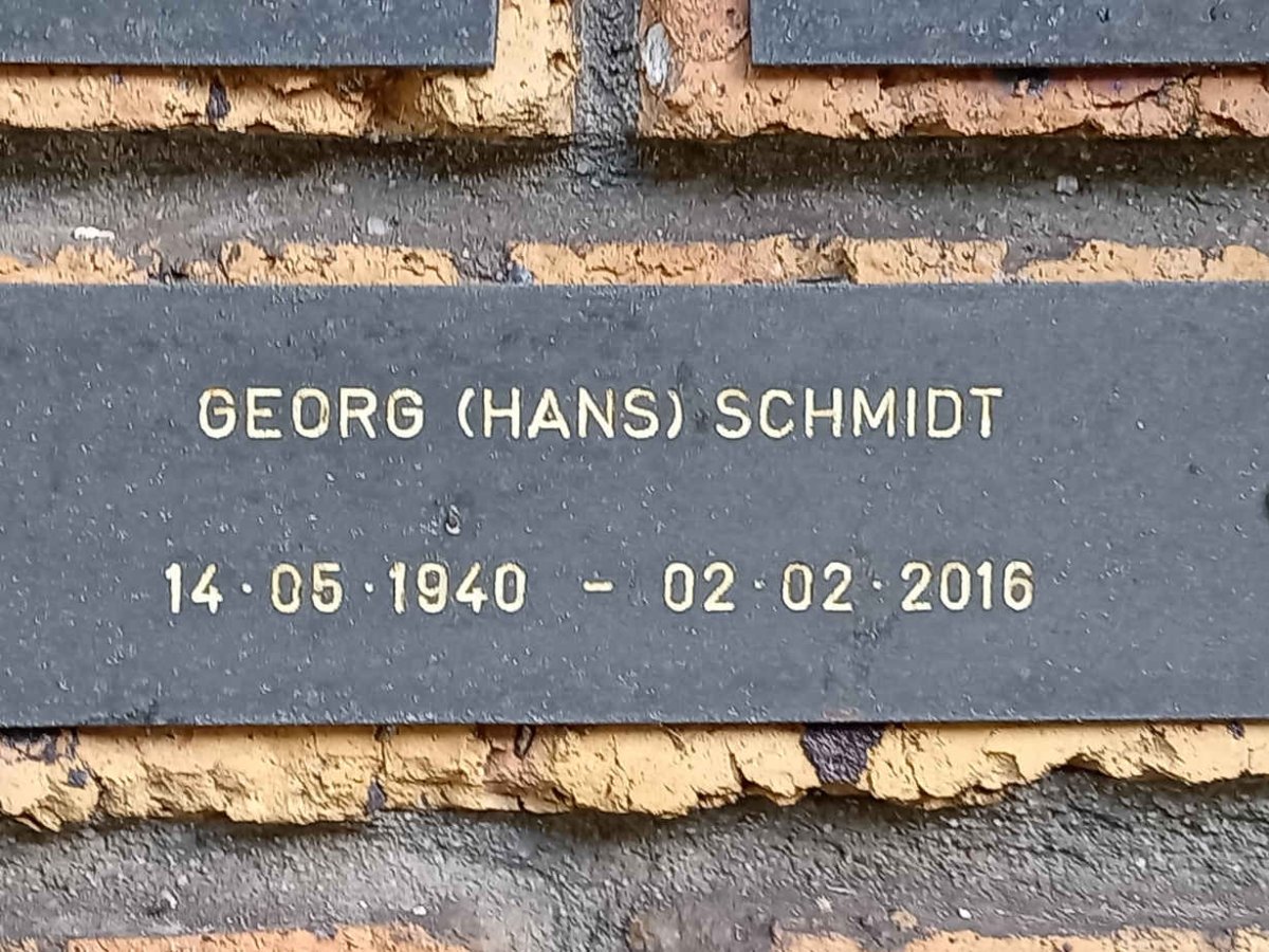 SCHMIDT Georg 1940-2016