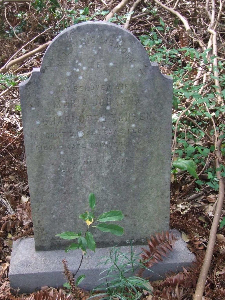 HANSEN Maria Johanna Charlotte 18?1-18?3