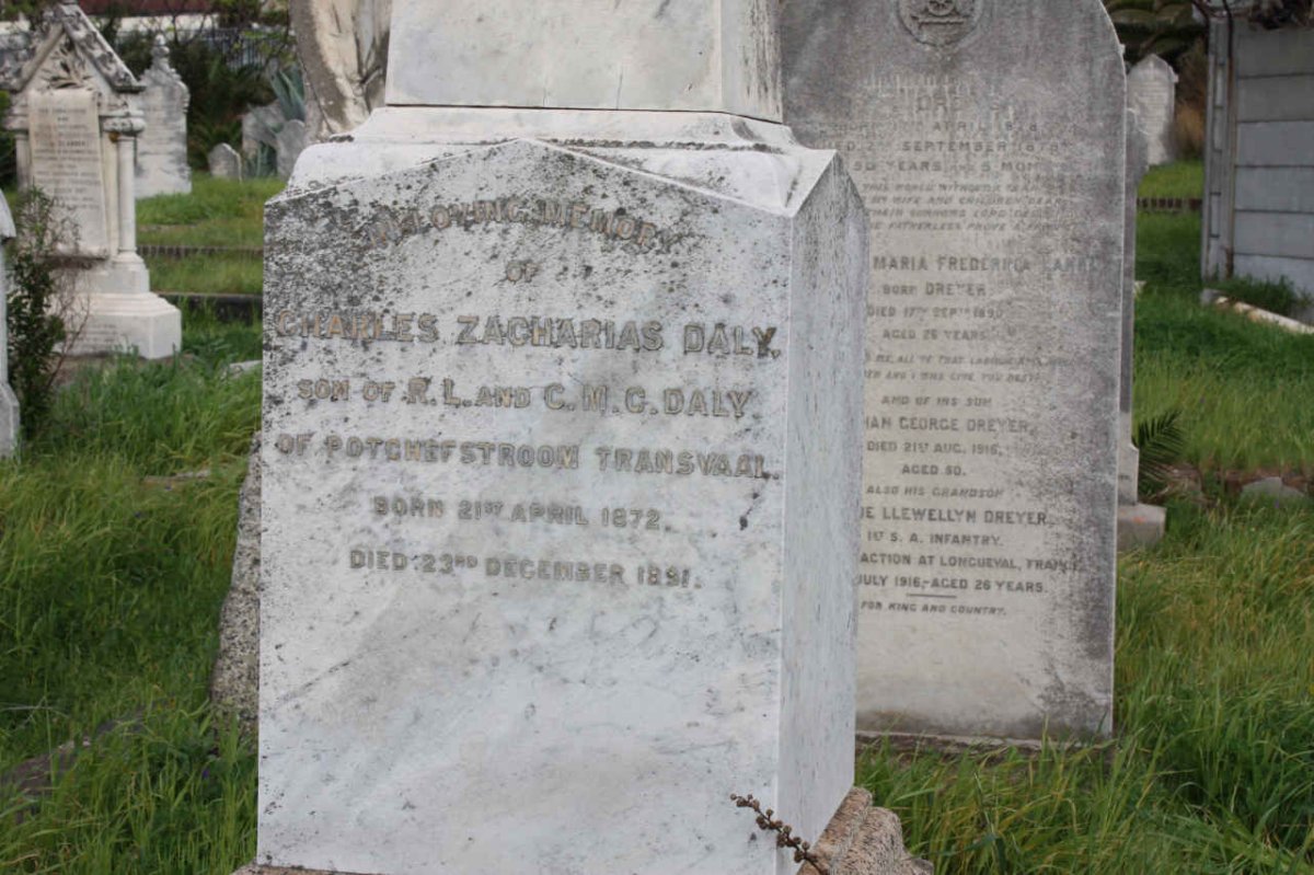 DALY Charles Zacharias 1872-1891