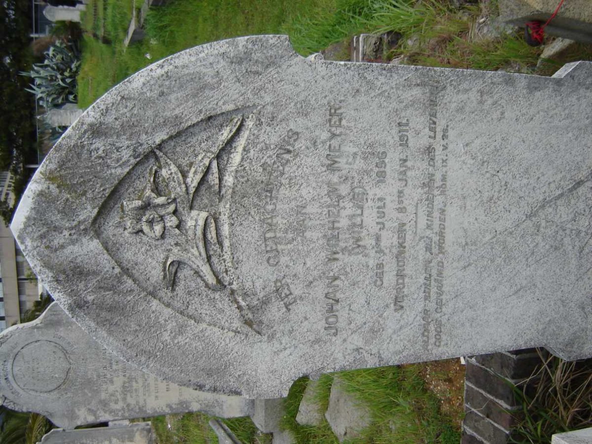 MEYER Johan Wilhelm 1896-1911
