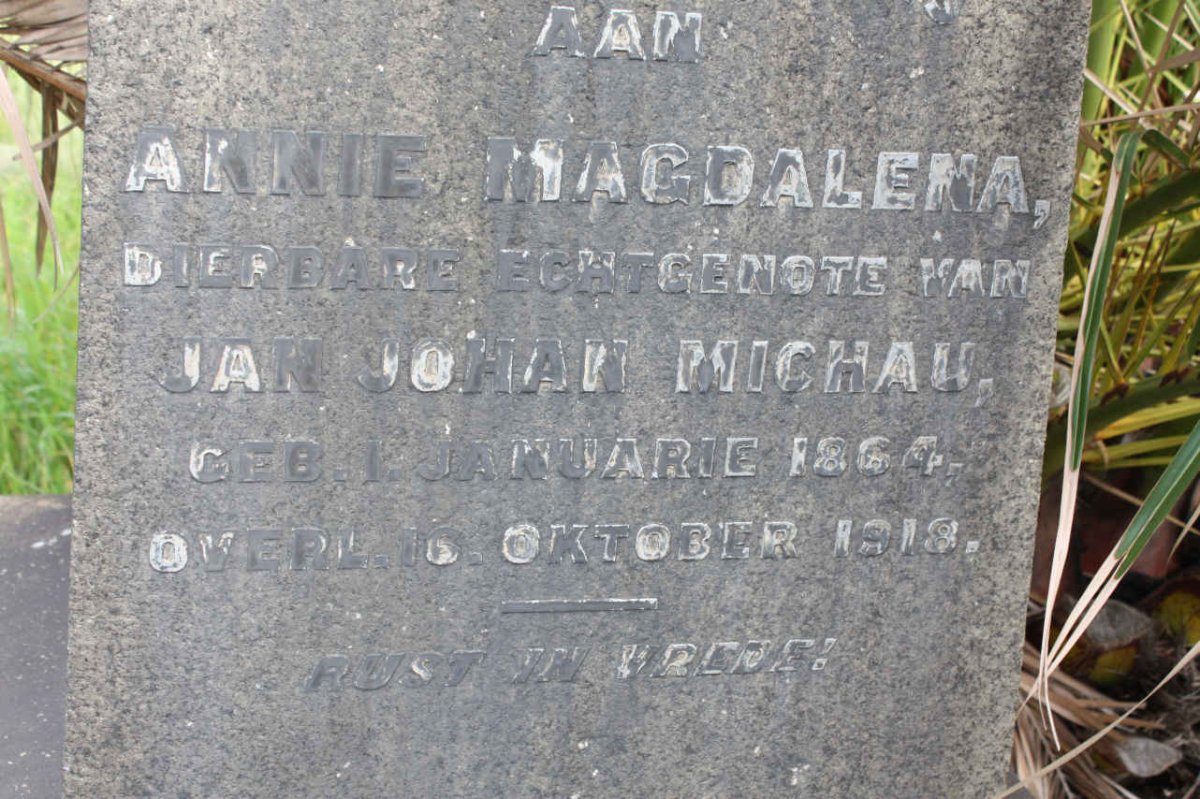 MICHAU Annie Magdalena 1864-1918