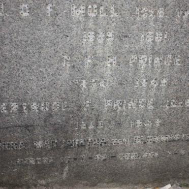 PRINCE ?? :: PRINCE Gertrude F. nee MOLL ?-1949 :: BAM Anna Margaretha, van Blommestein ?