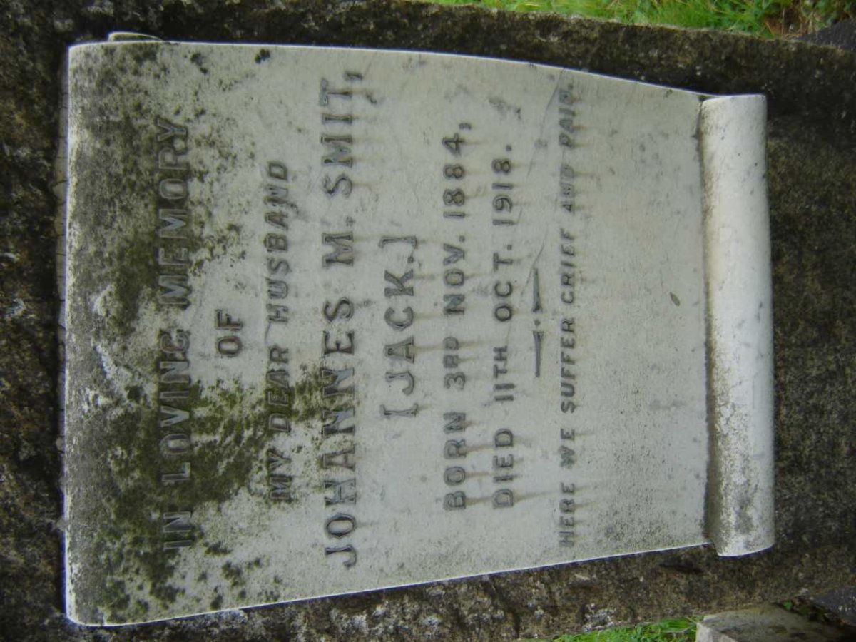 SMIT Johannes M. 1884-1918