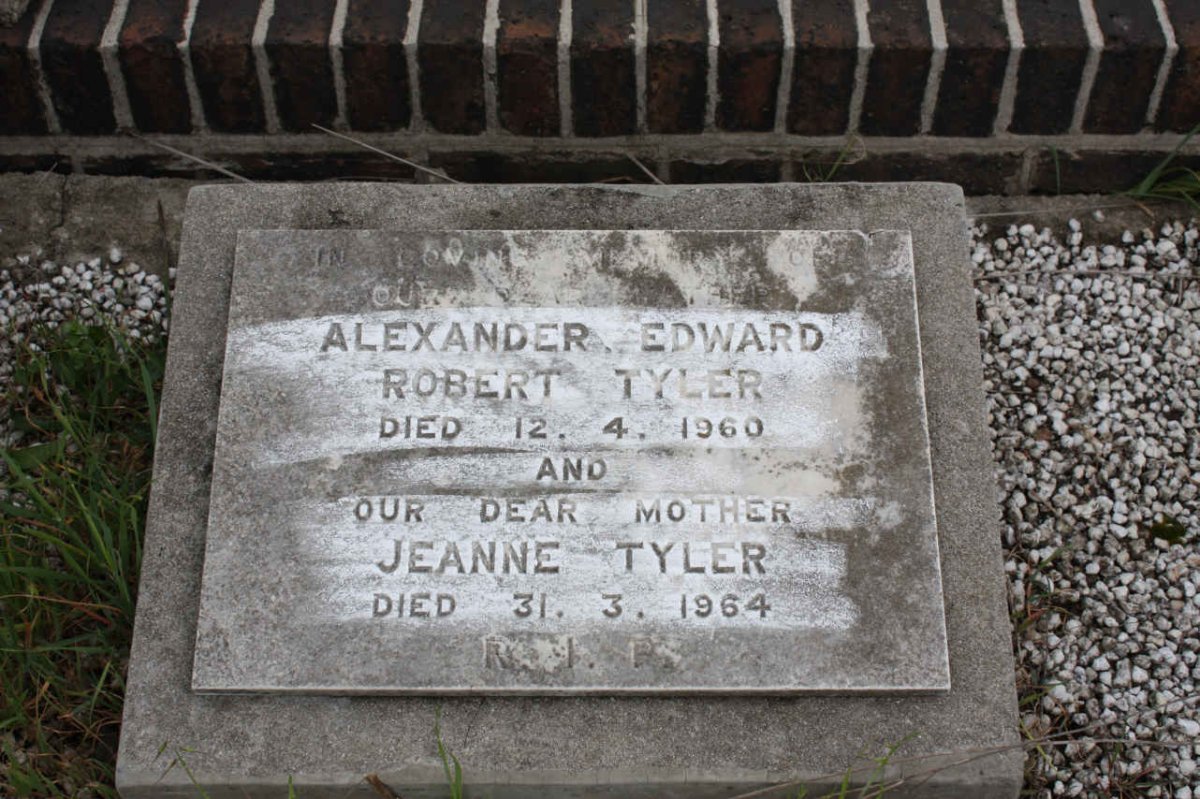 TYLER Alexander Edward Robert -1960 &amp; Jeanne -1964